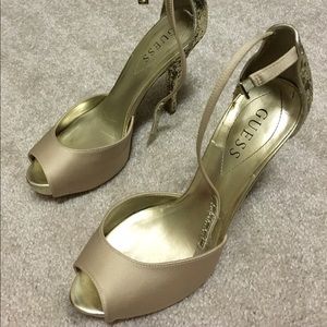 Women's Guess Peep Toe Heels
